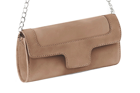 Handcrafted women's elegant clutch in premium biscuit beige leather. Perfect for weddings, ceremonies, and parties.  
                Choose from our luxurious collections of leather and fabric to perfectly match your clutches to your outfits.